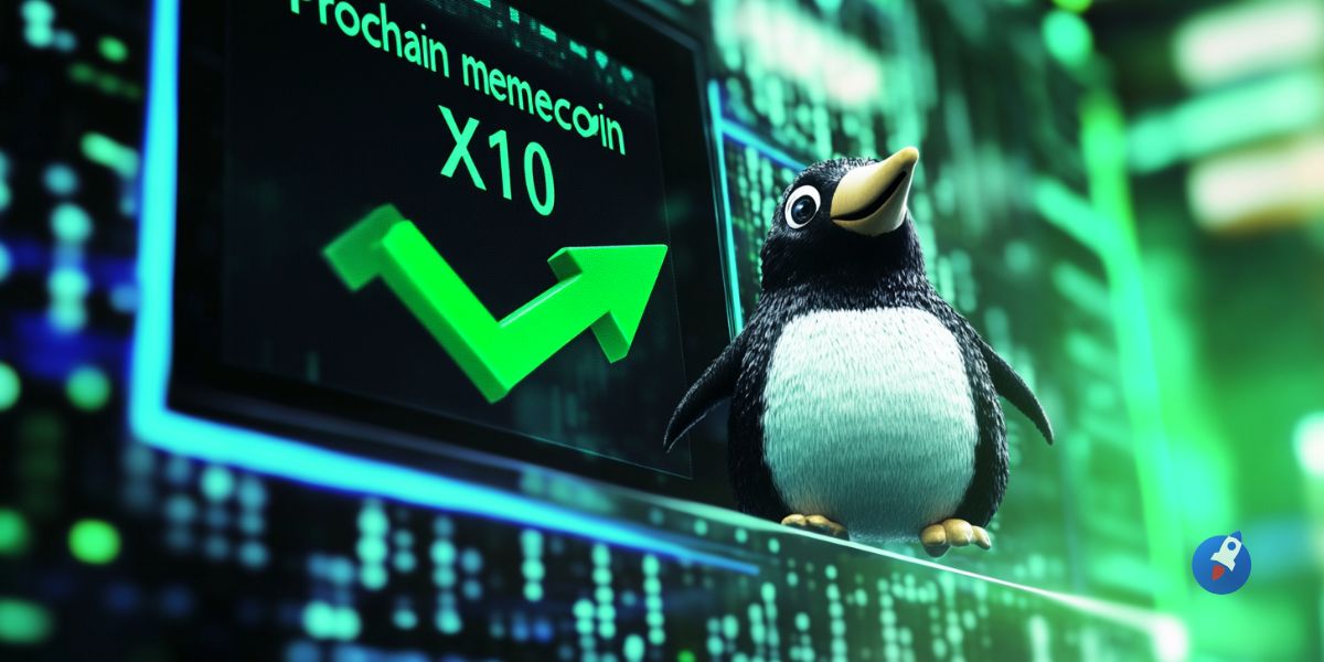 PENGU +20% continue son ascension dans le top 100 : Quel autre nouveau memecoin x10 peut faire aussi bien ? image 0