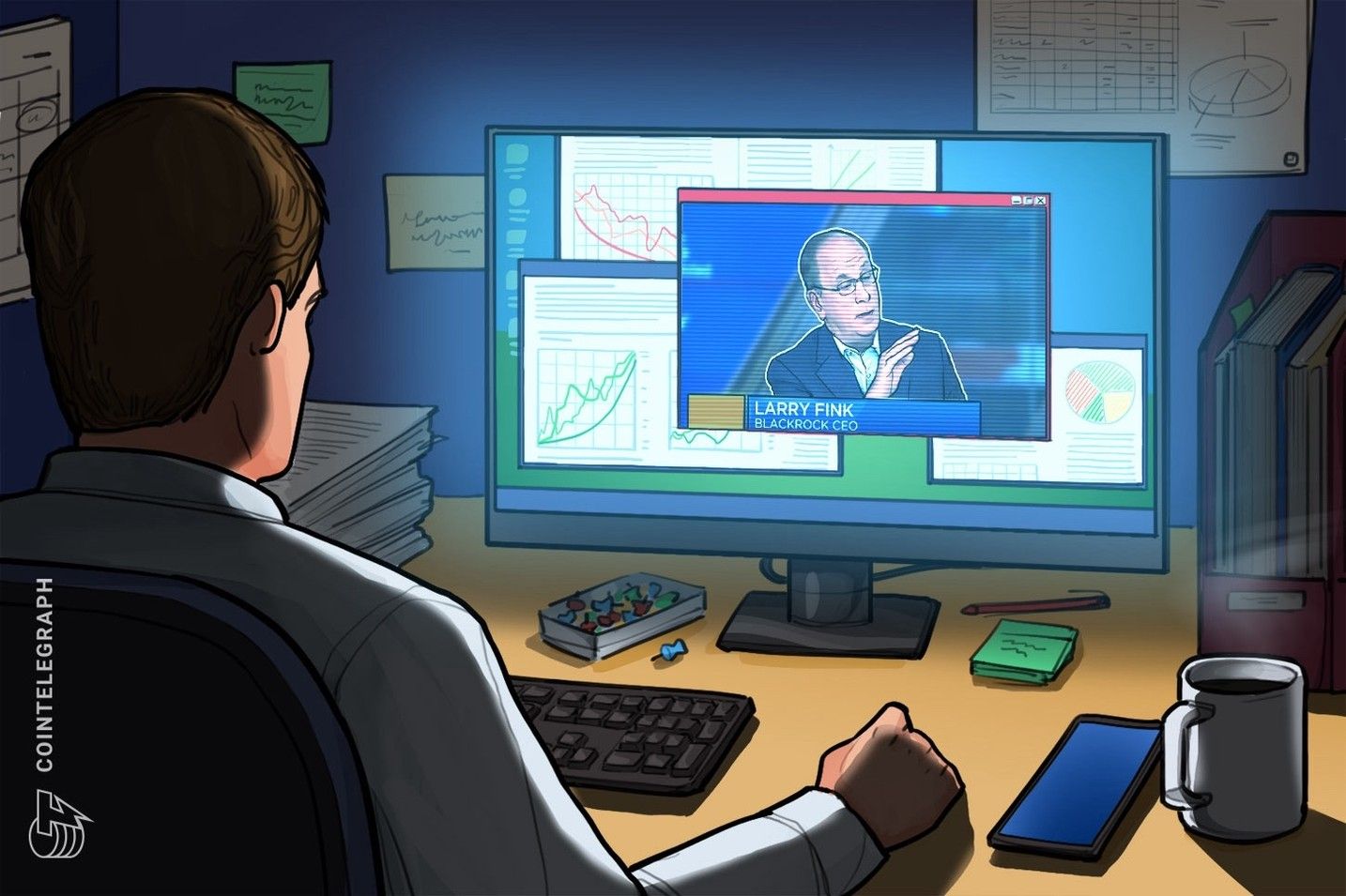 BlackRock-Chef Larry Fink nennt Bitcoin ein „Asset der Angst“