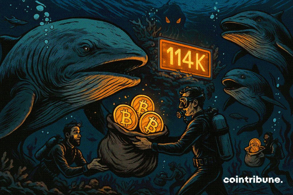 Bitcoin à la baisse après des gains historiques : 114K en ligne de mire ? image 1