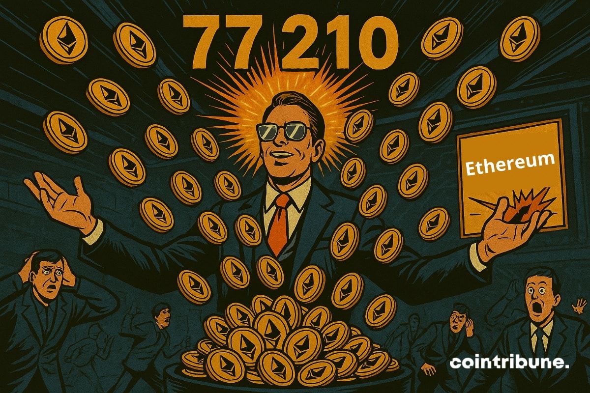 SharpLink achète 77 210 ETH et dépasse l’émission mensuelle d’Ethereum