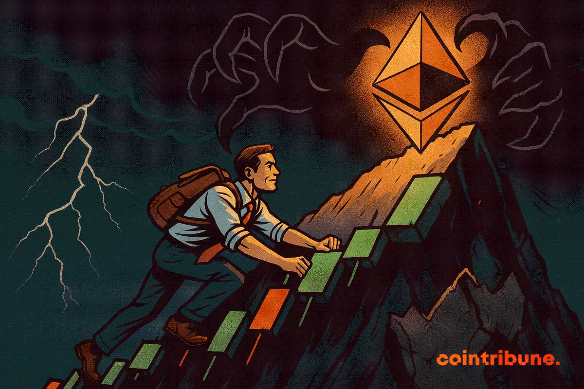 Ethereum under pressure despite a slight rebound in price