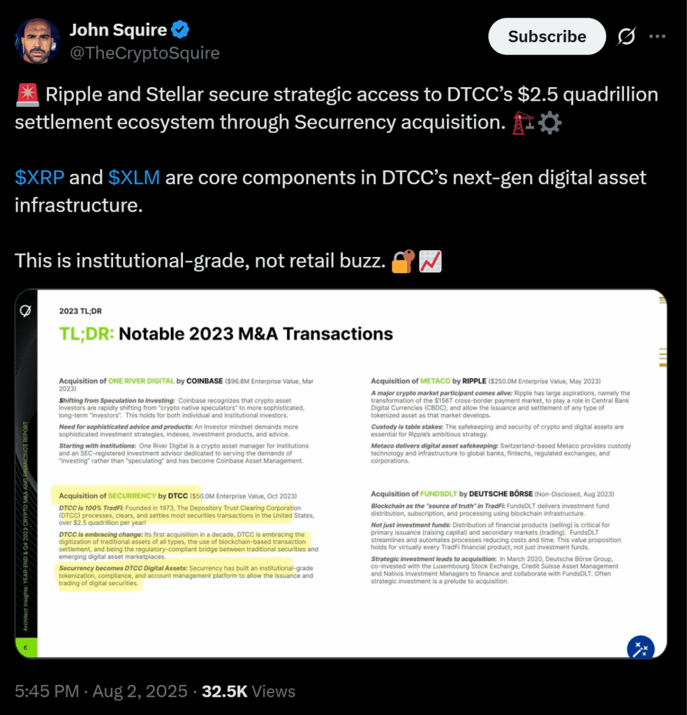 سعر الريبل XRP يواجه ضغوطًا كبيرة ولكن المحللين يتوقعون انعكاسًا صعوديًا في أغسطس image 3