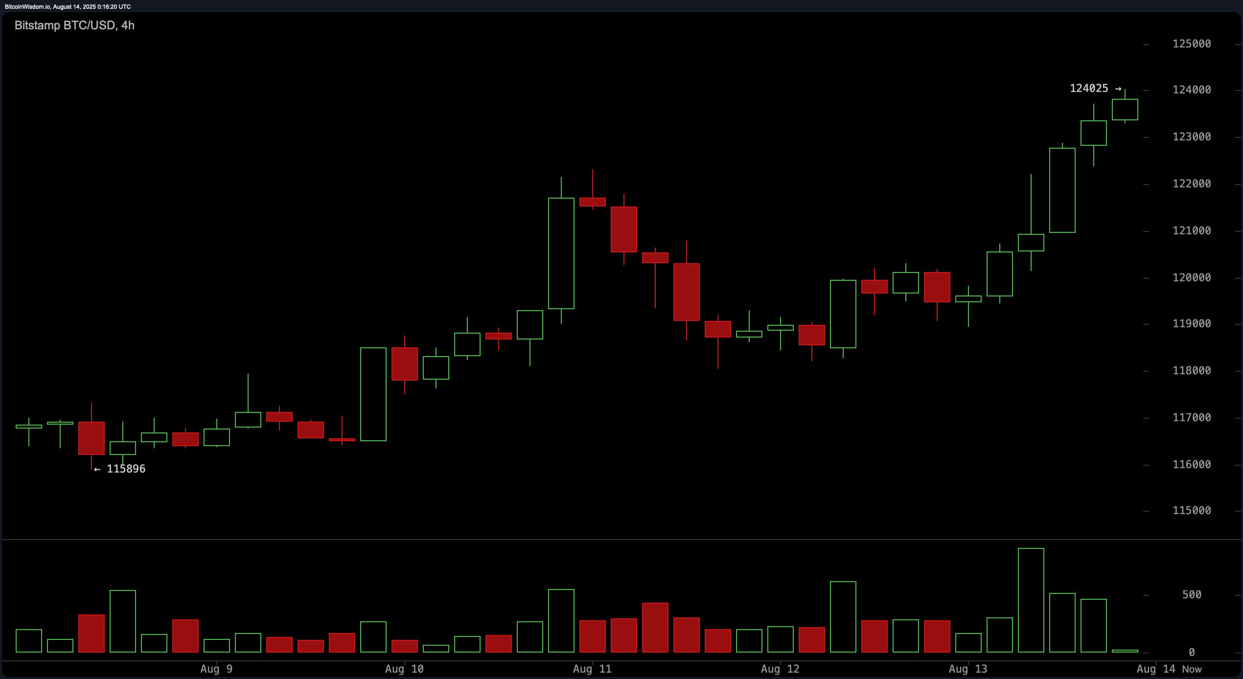 Bitcoin يتخطى الذروة السابقة ويسجل رقمًا قياسيًا جديدًا بأكثر من 124 ألف دولار