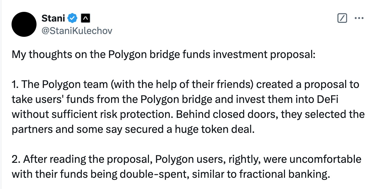 Polygon と Aave の間の口論の裏側: 競争だけで共生はない? image 1