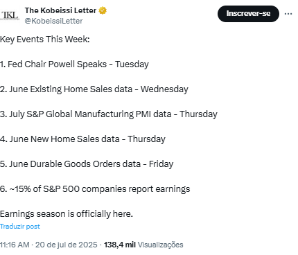 Semana traerá datos y resultados que podrían mover el mercado de criptomonedas image 1