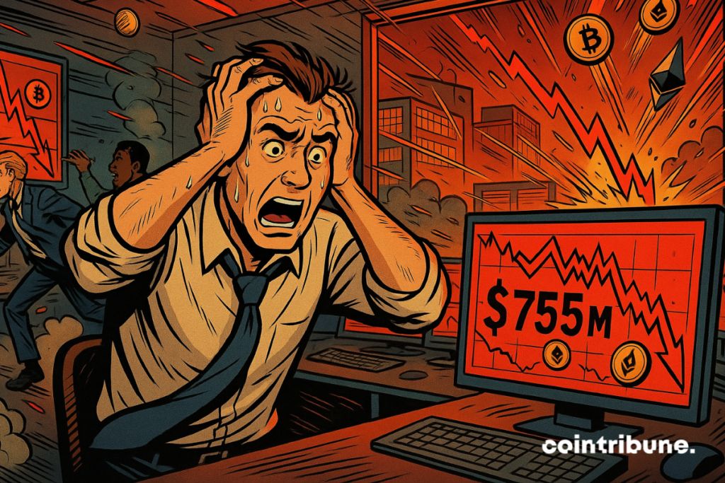Bitcoin and Ethereum ETFs See $755M Withdrawn Following Volatile Weekend image 1