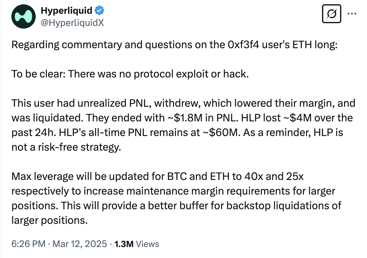 Hyperliquid巨鯨50倍做空賺510萬，明牌交易行為對市場有何影響？ image 3