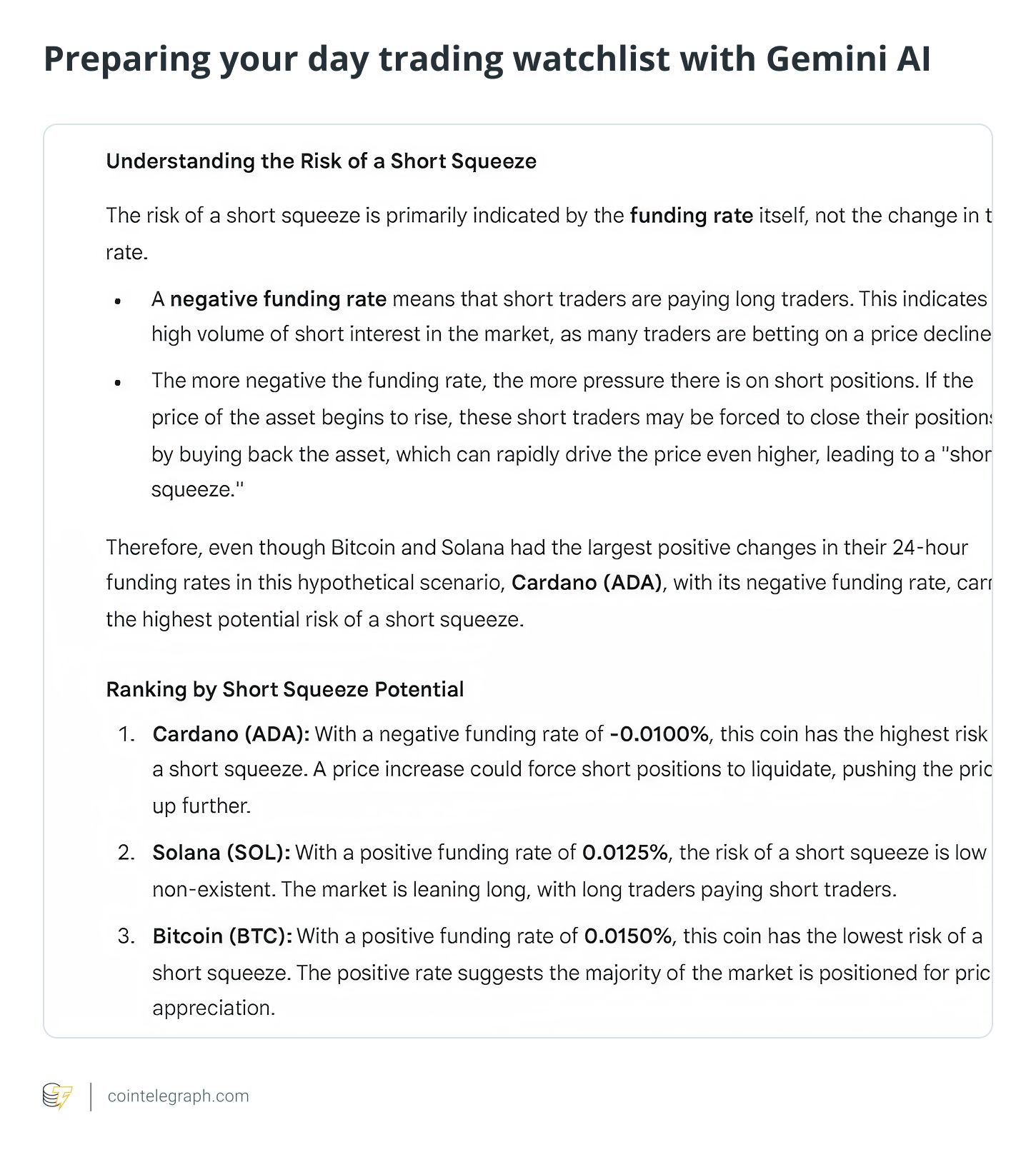 Wie man mit Googles Gemini AI Kryptowährungen im Daytrading handelt image 1
