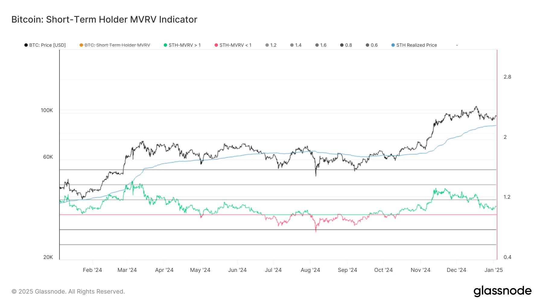 Bitcoin Surpasses $100,000: Could Short-Term Holders Trigger Market Volatility? image 1