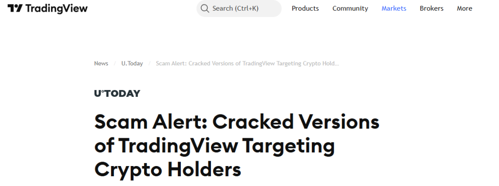 Une fausse version de TradingView siphonne votre wallet crypto image 12