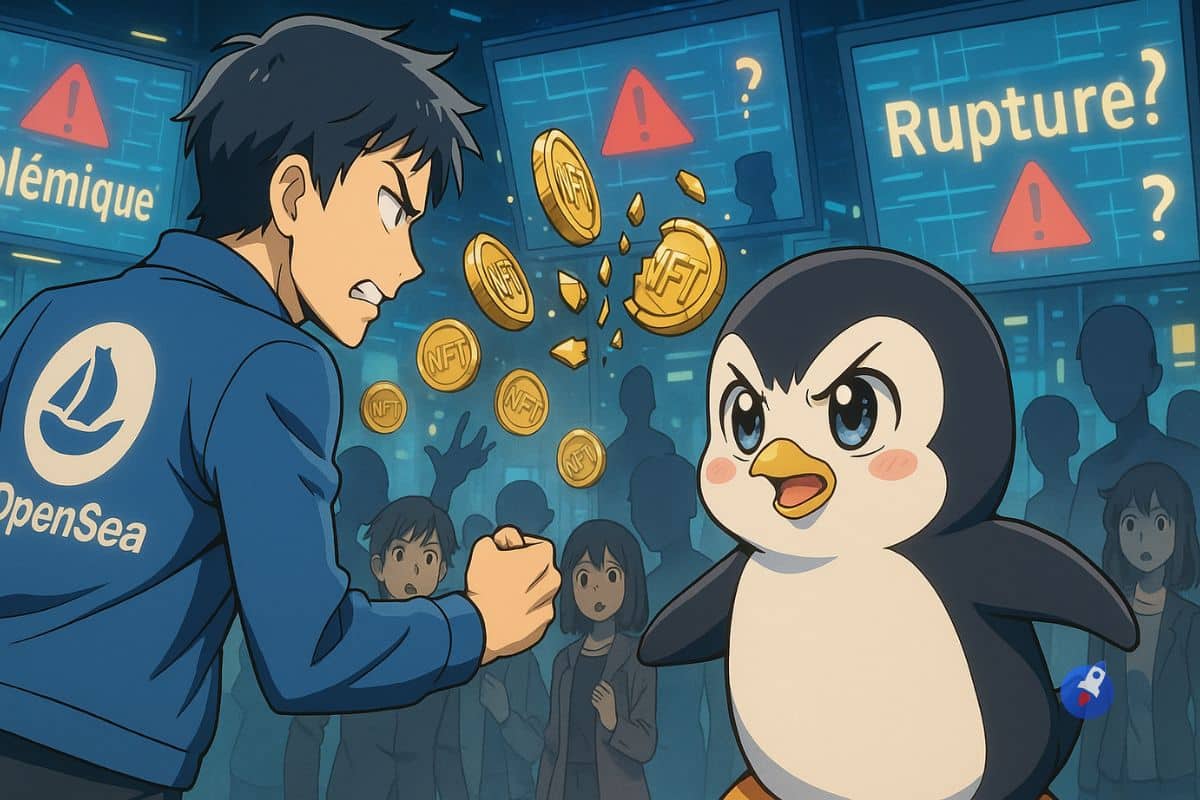 Que se passe-t-il entre OpenSea et Pudgy Penguins ?