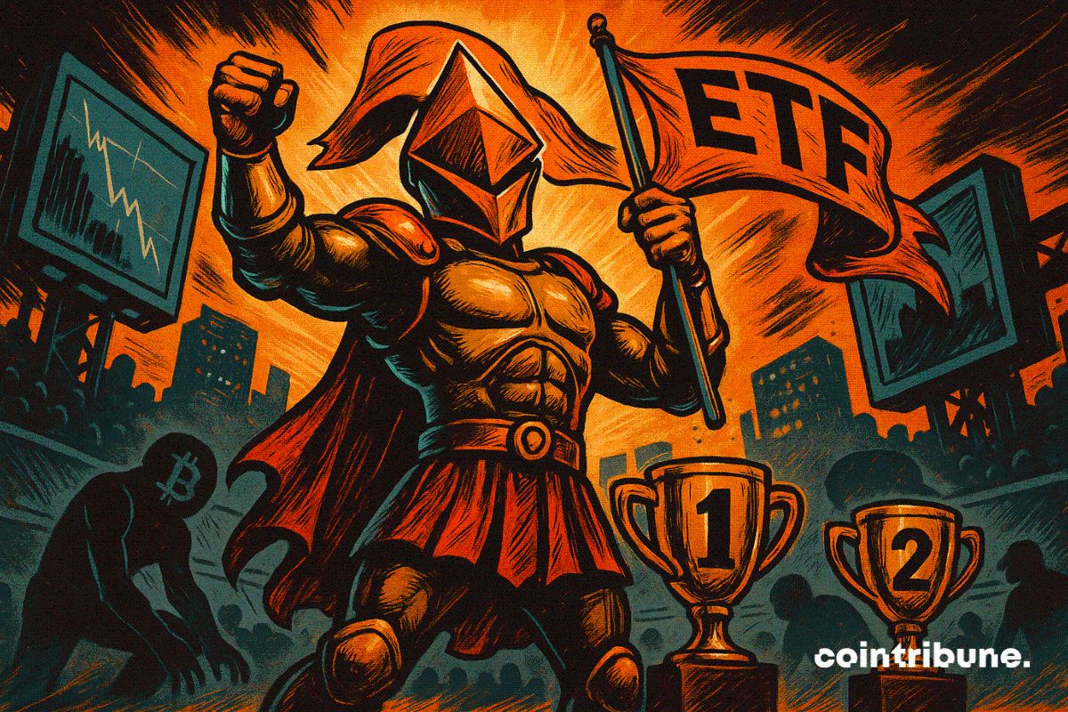 Etherereum s’impose deux jours de suite dans la guerre des ETF