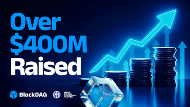 ارتفاع سعر DOGE يتصدر العناوين واقتراب بيع BlockDAG المسبق من 410 مليون دولار: هل يمكن أن يكون BDAG أفضل عملة رقمية جديدة للشراء؟