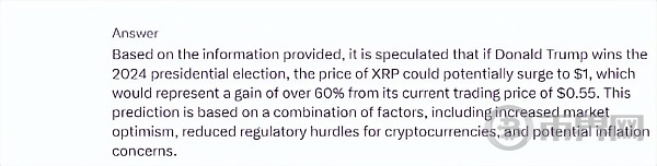 XRP 价格预测：如果支持加密货币的特朗普当选总统 XRP 价格会涨到多高？ image 1