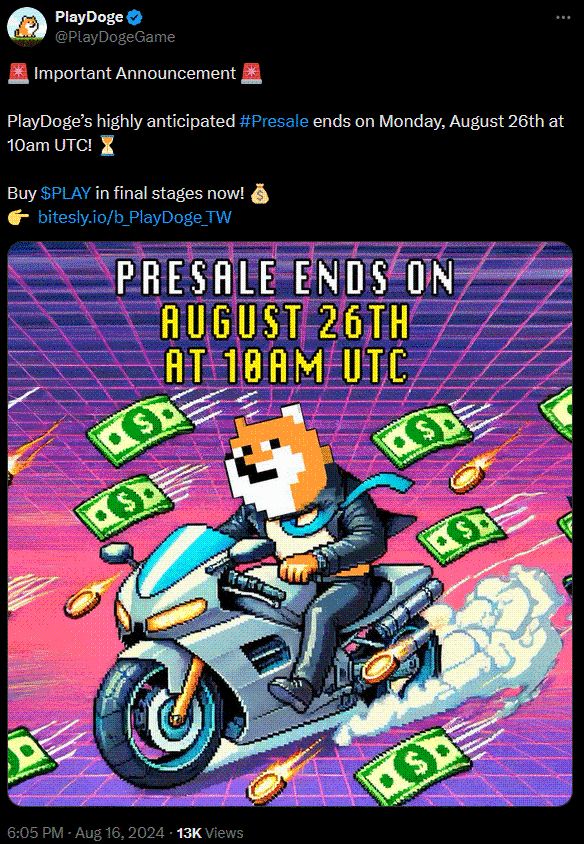 Sun Price Prediction: Tron Meme Coin SUN Surges 40%, But Investors FOMO Buy This P2E DOGE With Time Running Out image 5