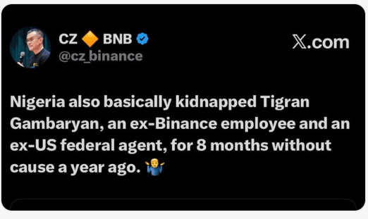 CZs ‘Entführungs’-Behauptung löst Empörung in Nigeria aus, Web3-Führer fordern Entschuldigung image 0