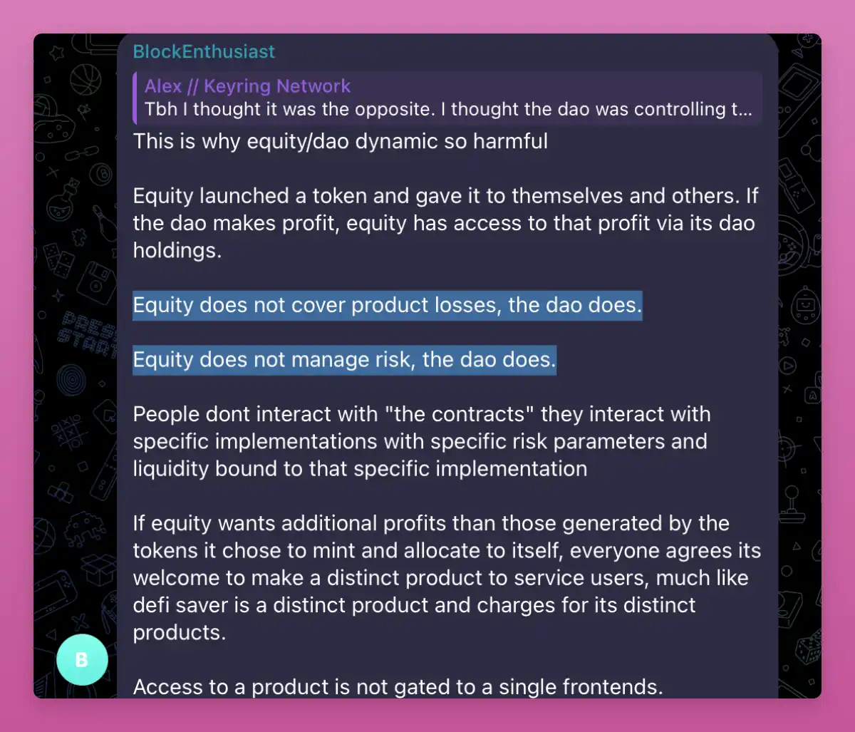 年間で1,000万ドルの損失による収益減少がガバナンス論争を引き起こし、Aave LabsがDAOを「裏切った」と指摘される image 2