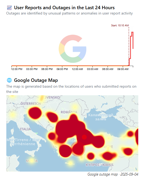 Los servicios de Google se bloquean en Europa del Este. ¿Qué países fueron los más afectados? image 0
