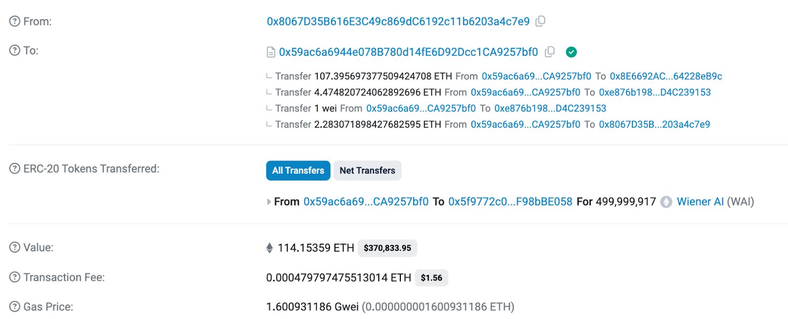 Crypto Whale Snaps Up $370,000 In WienerAI Tokens As Presale Nears $9 Million With Just 2 Days Left image 1