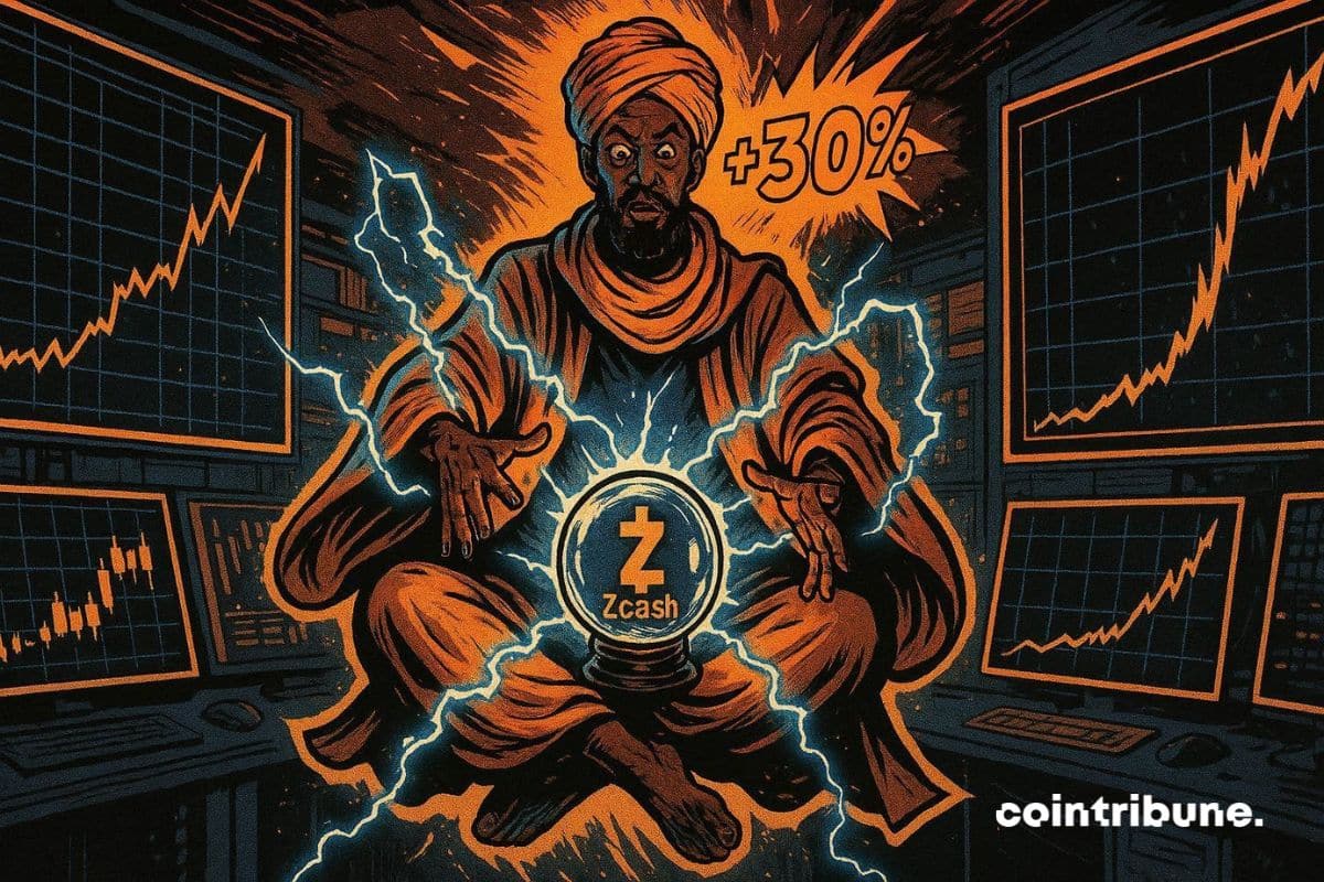 Zcash en surchauffe : +30 % en 24H grâce à Arthur Hayes
