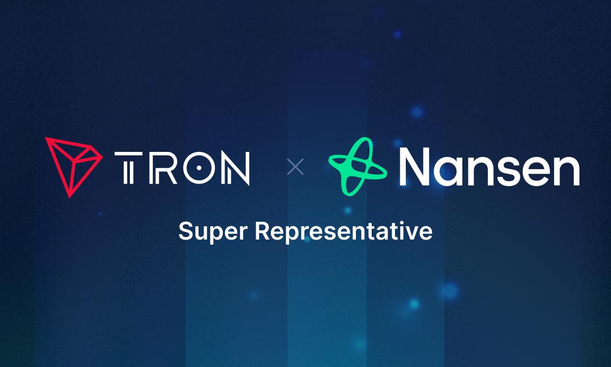 Nansen加入Tron担任超级代表，增强区块链透明度和治理