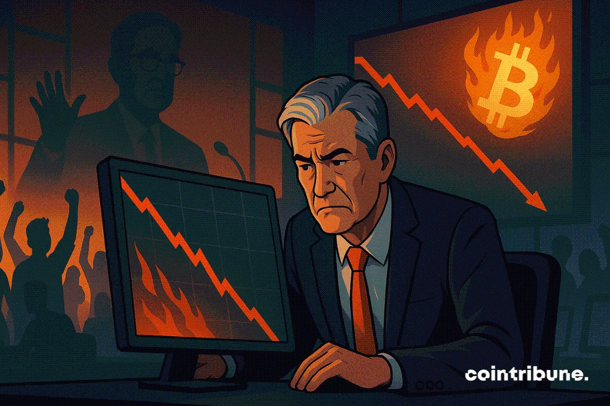 Crypto : Santiment alerte sur un emballement dangereux après le discours de Powell