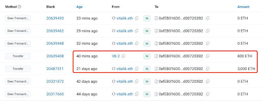 Vitalik Buterin verschiebt Millionen in ETH auf Multi-Sig-Wallet, Gründe unbekannt image 1