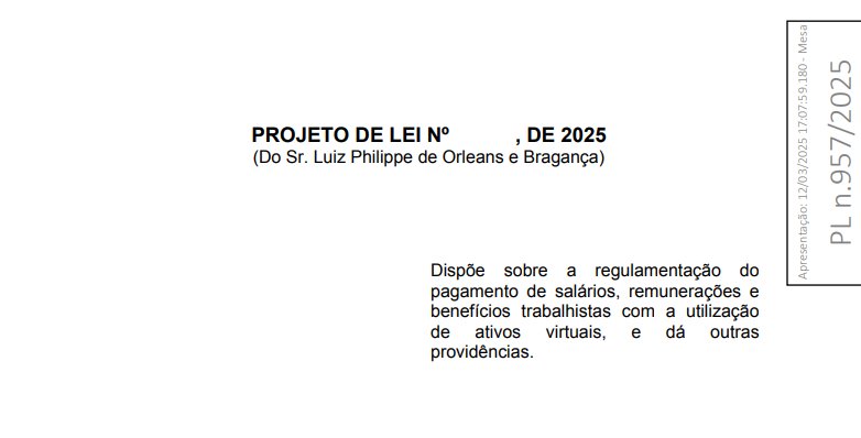 Pagamento de salários em Bitcoin? Nova proposta quer mudar a CLT image 1