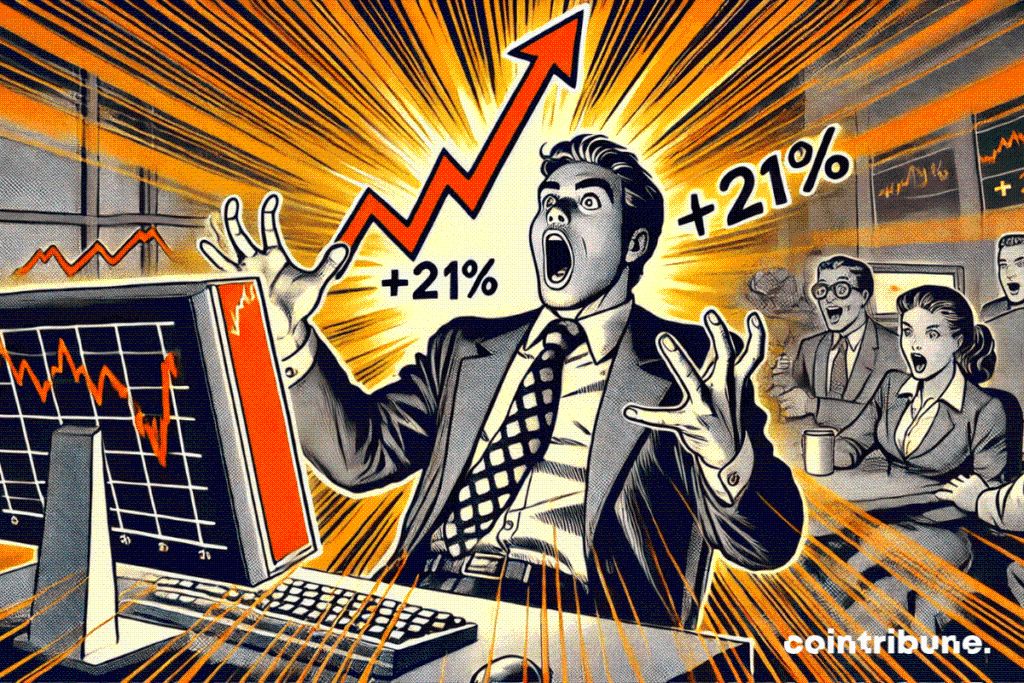 Crypto : Le Dogecoin s’envole de 21 %, le début d’un bull run à 1 $ ? image 1