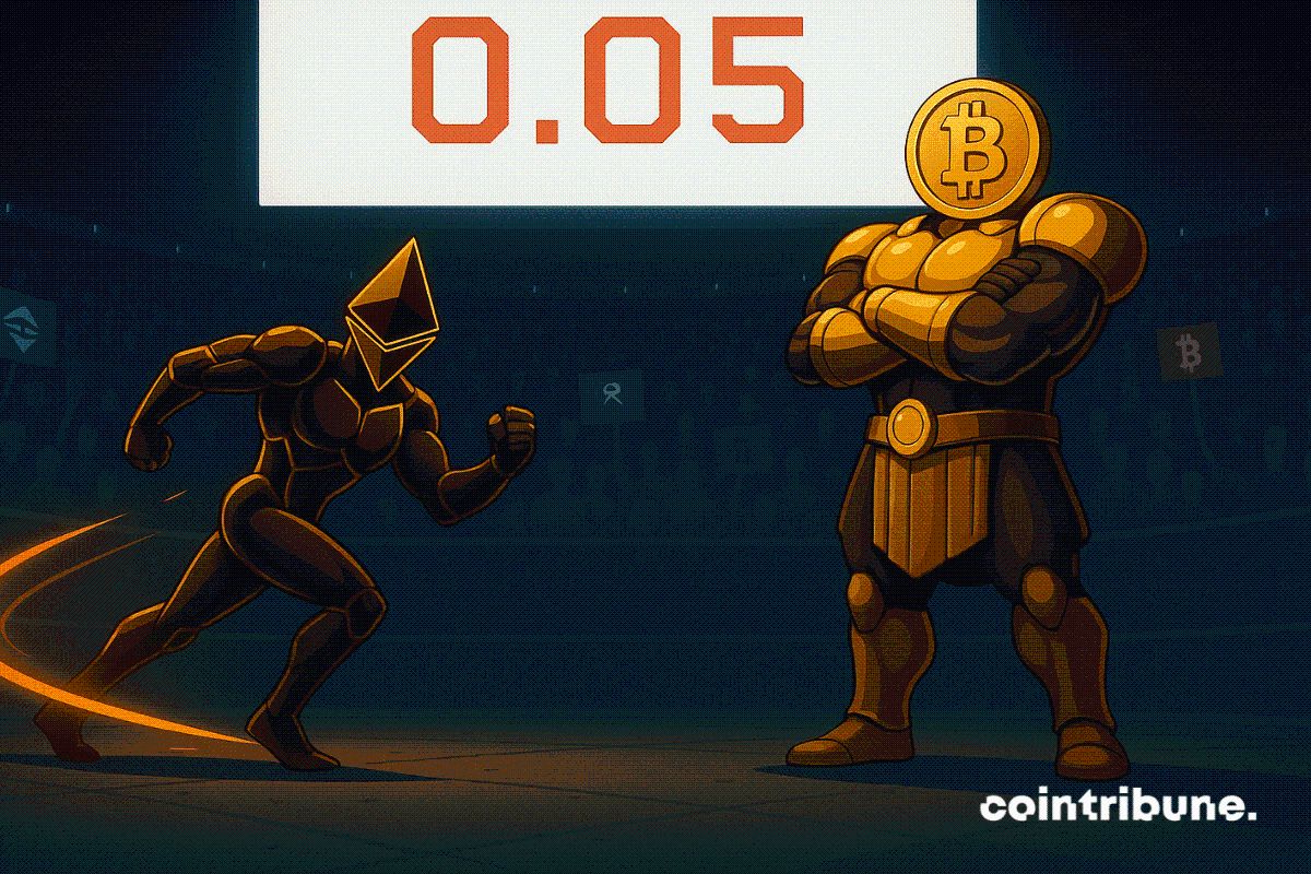 ETH/BTC Ratio Remains Under 0.05 Despite Ethereum’s Resilience