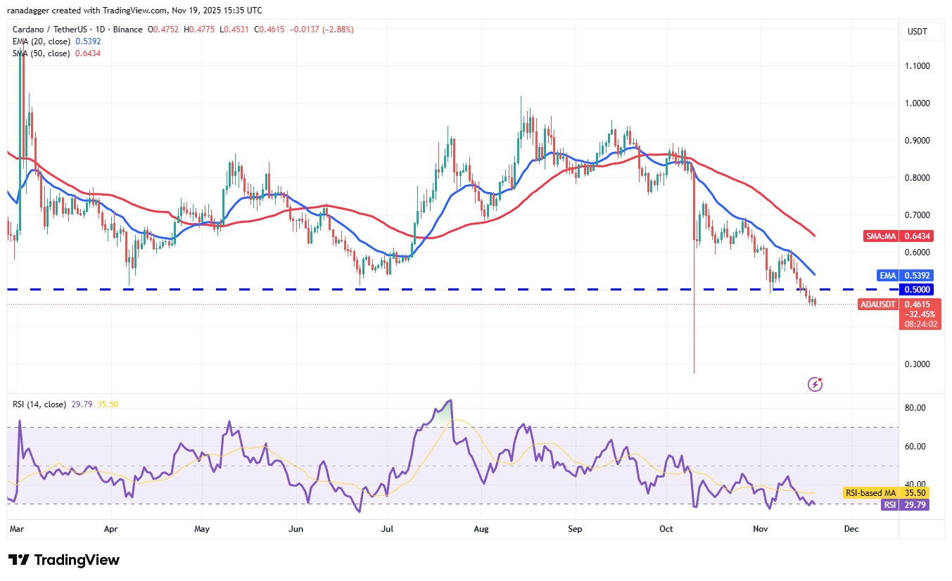 Прогнозы цен 11/19: BTC, ETH, XRP, BNB, SOL, DOGE, ADA, HYPE, BCH, ZEC image 7