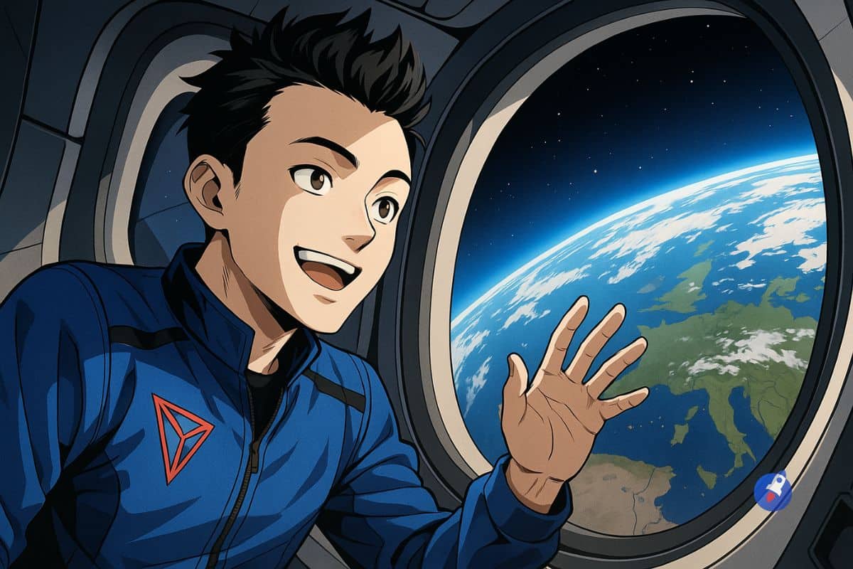 Justin Sun revient de l’espace avec une vision interstellaire pour Tron