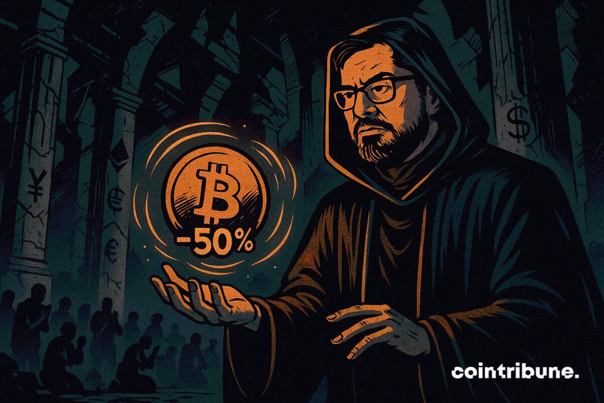 50 % Crash Possible For Bitcoin, Warns Top Analyst