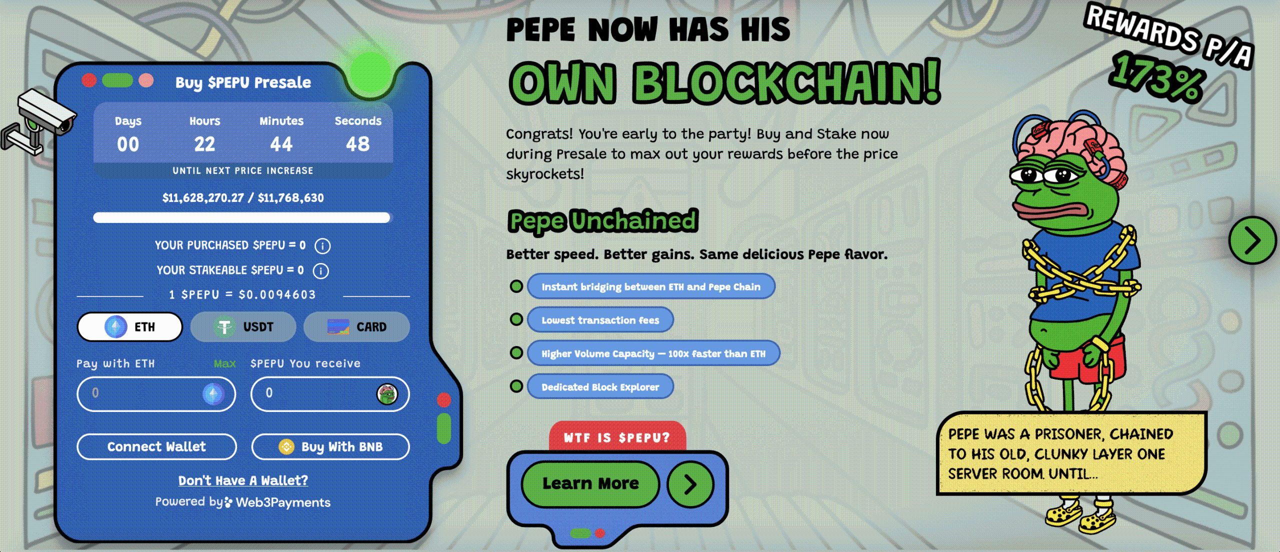 Pepe Unchained generiert 11,5 Millionen Dollar im PreSale – könnte $PEPU die neue Memecoin-Rallye anführen? image 1