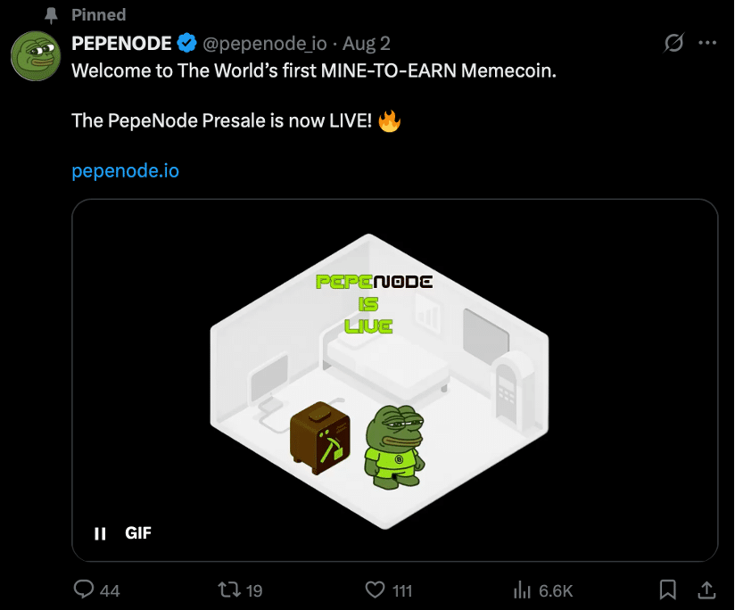PepeNode (PEPENODE) startet durch: 500k im Presale eingesammelt image 2