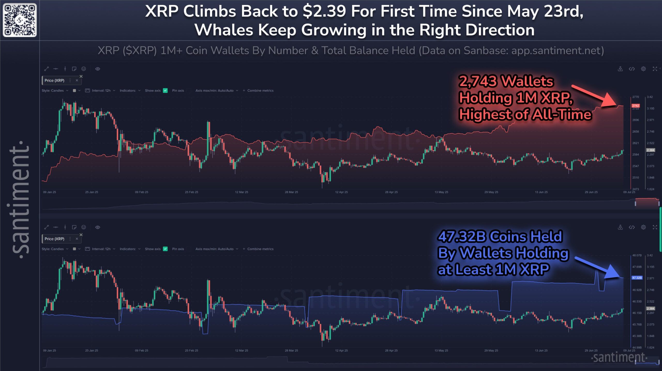 XRP Price Nears $2.50, Propelled By New Holders Reaching 4-Month High image 1