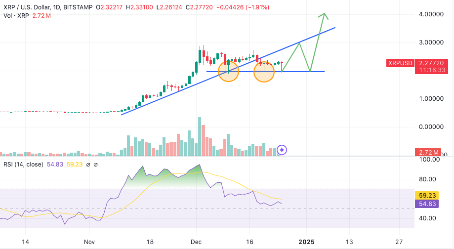 XRP Price Rises as Bitcoin Hits $98K – Altseason Starting? image 1