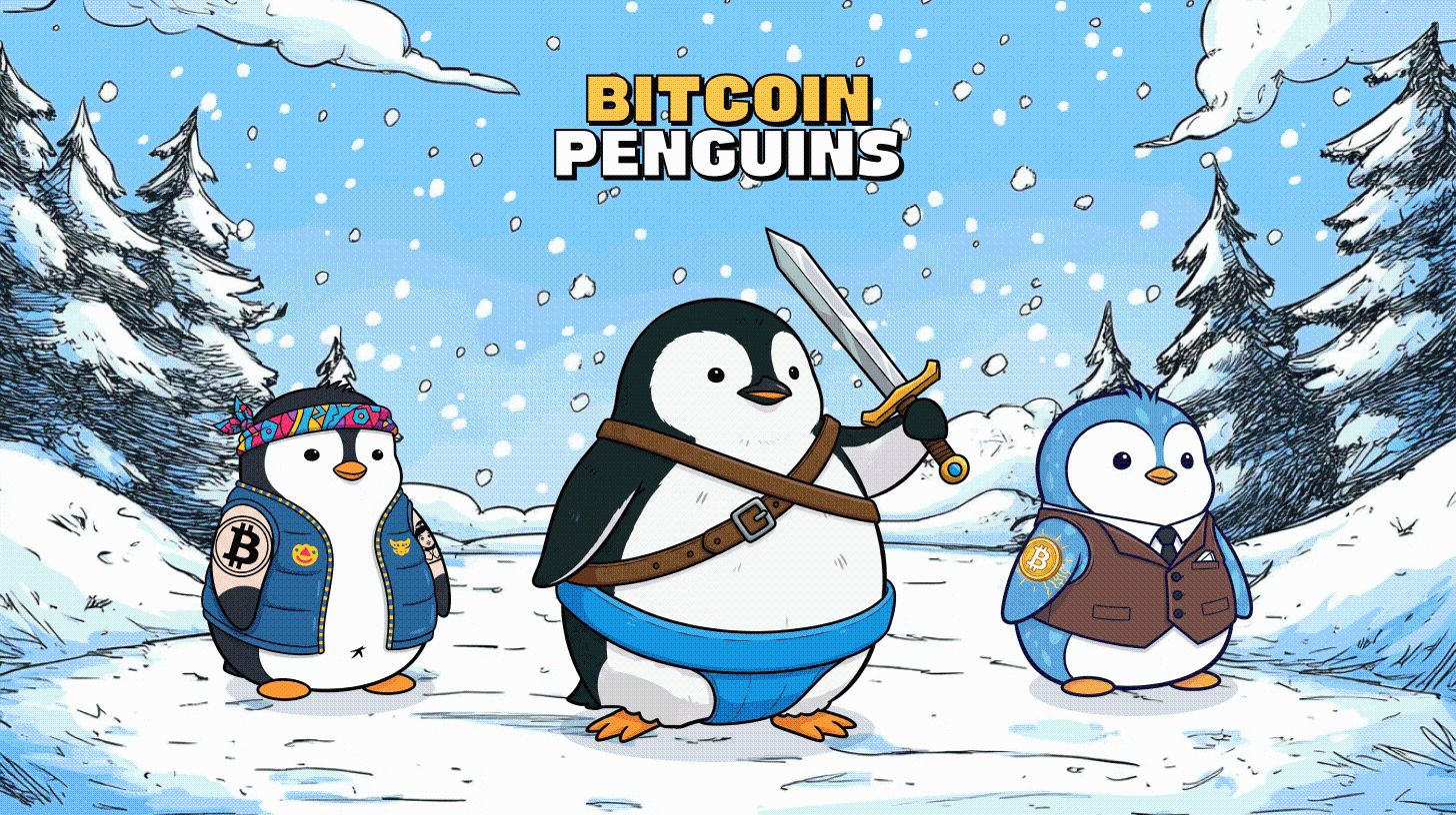 Bitcoin Penguins will eine der führenden Meme-Coins werden – mit Bitcoin als Rückgrat