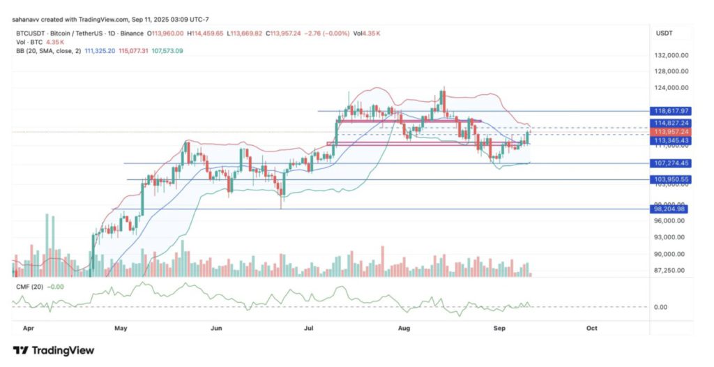Harga Bitcoin Melonjak ke $115.000 Hari Ini (12/9/25): Kini Para Whale Sedang Borong BTC! image 2