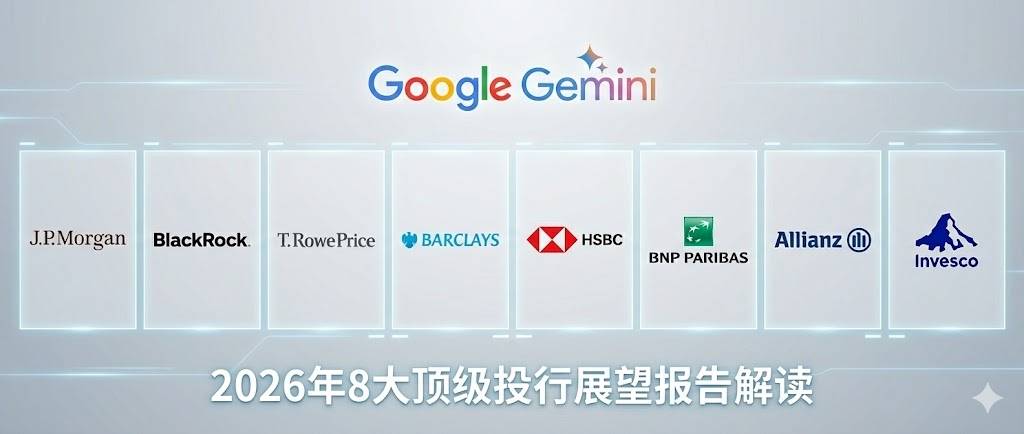读完 8 家顶级投行的 2026 展望,Gemini 给出了这些总结 image 0