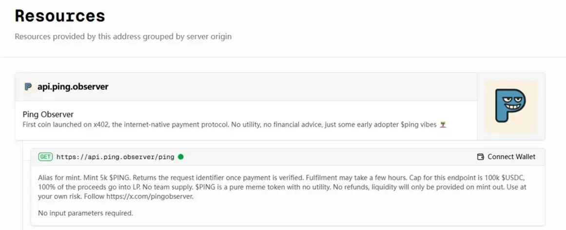 $PING 反弹 50%，速览基于 $PING 的发射台项目 c402.market image 2