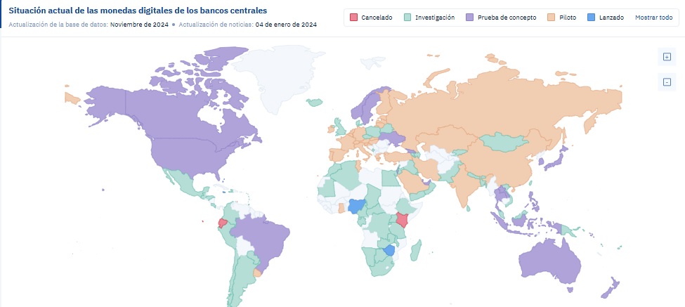 Mientras EE. UU. prohíbe las CBDC, más de 100 países apuestan por su implementación image 1