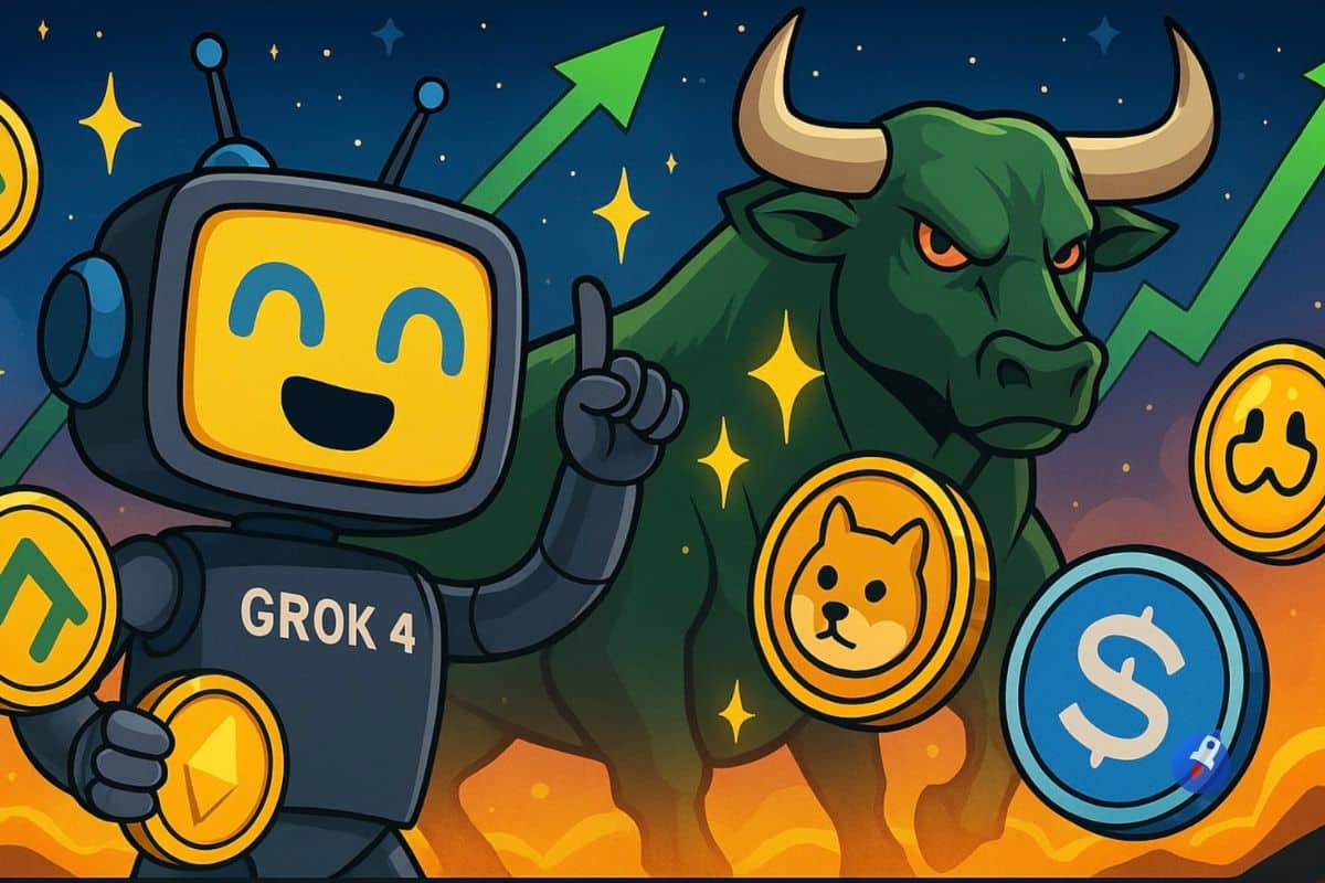 Grok 4 trouve 3 altcoins x1000 qui vous rendront riche en plein bull run