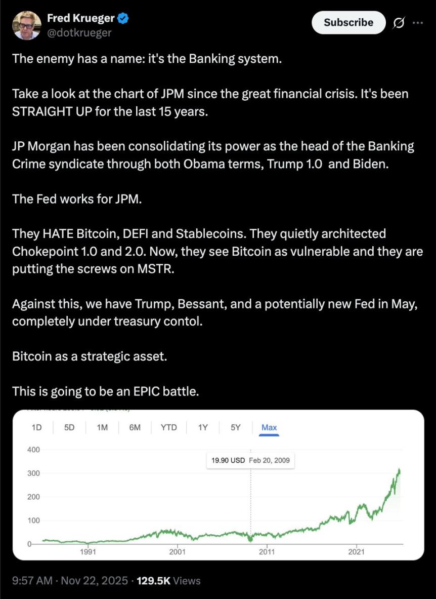 MSTR 要被「剔除」指数，摩根大通研报「意外躺枪」，币圈高呼「抵制」