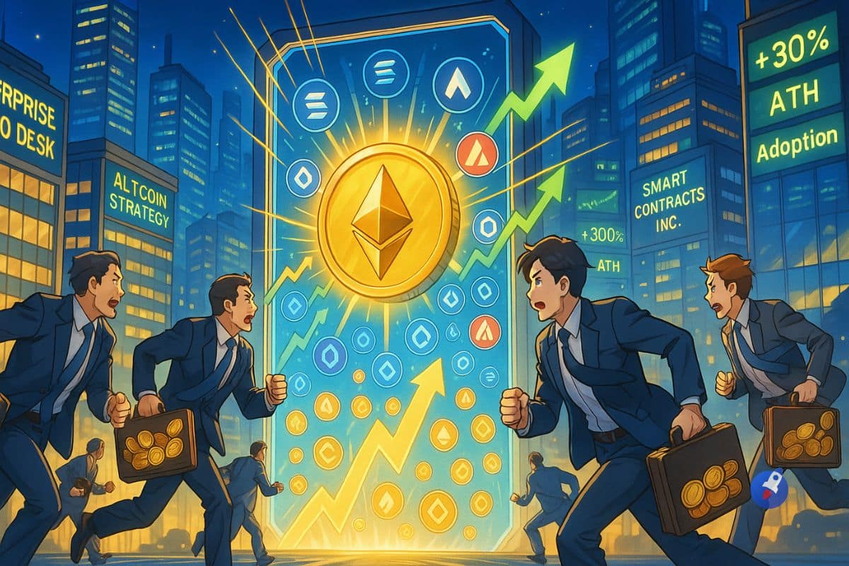 Crypto-investissements massifs : les entreprises se ruent de plus en plus sur ETH et les altcoins