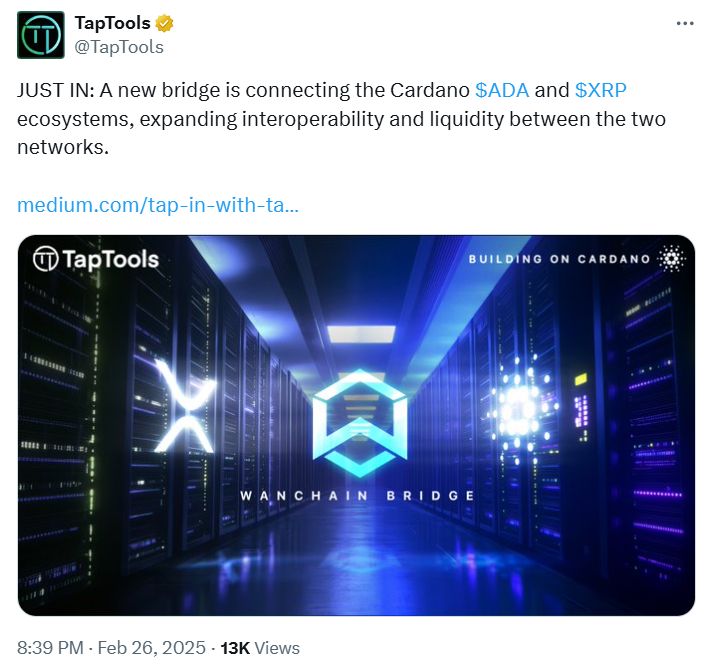 Cardano-XRP Bridge Ditayangkan – Pengubah Permainan untuk Kedua Ekosistem image 0