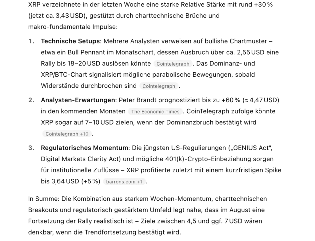 ChatGPT sieht XRP-Rallye: Behält die KI wieder Recht? image 0