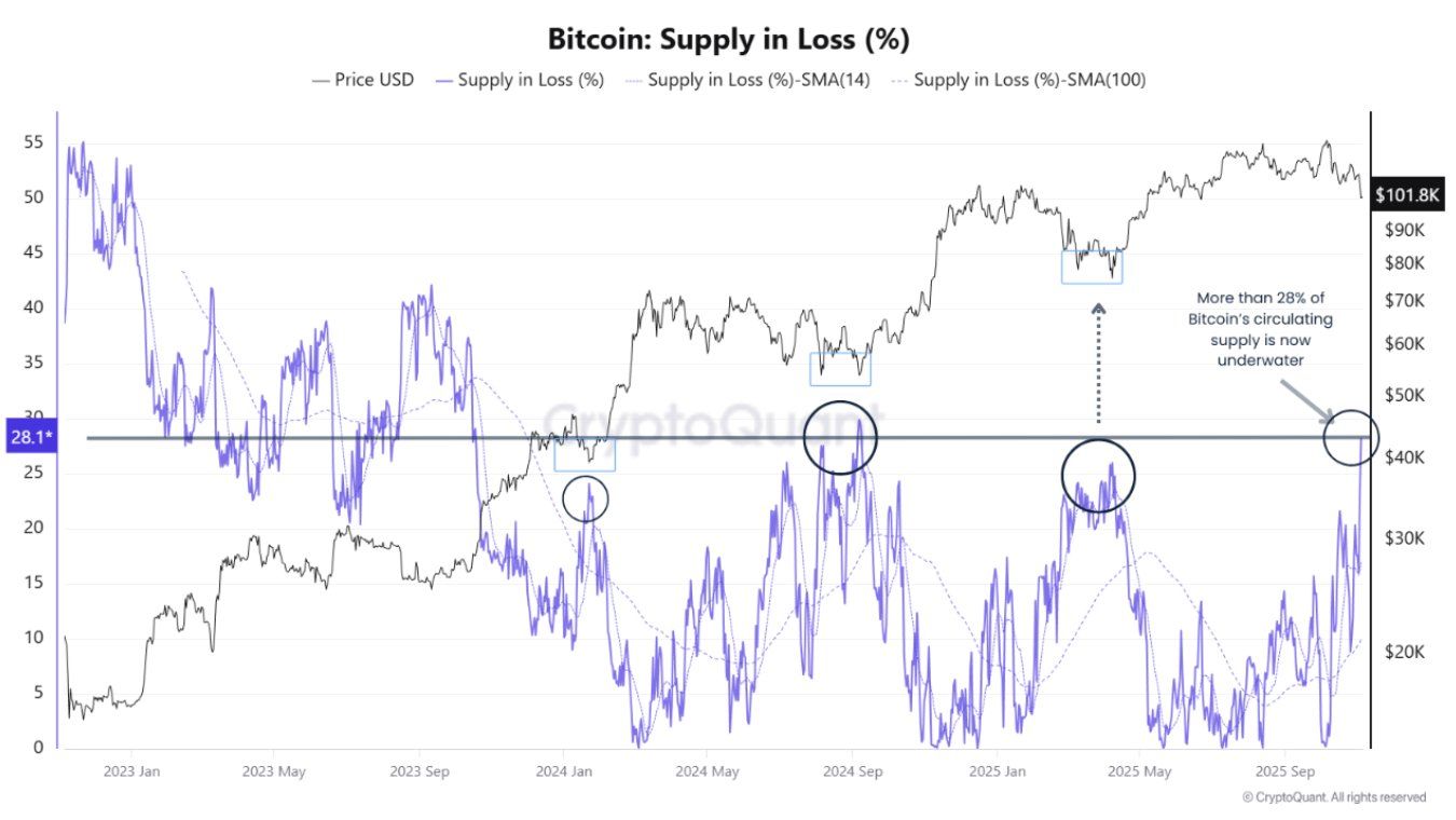 Les détenteurs de Bitcoin souffrent — Voici pourquoi c’est haussier image 0