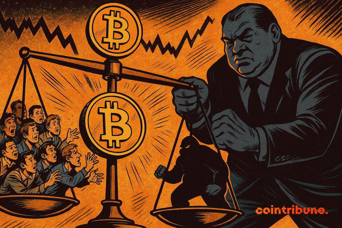 Bitcoin piégé entre accumulation des petits hodlers et ventes massives de baleines