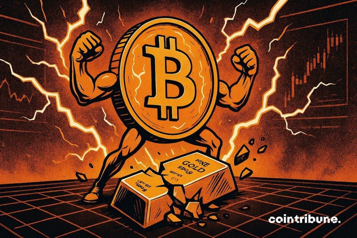 Pourquoi l’or s’effondre de 10 % alors que le Bitcoin résiste ?